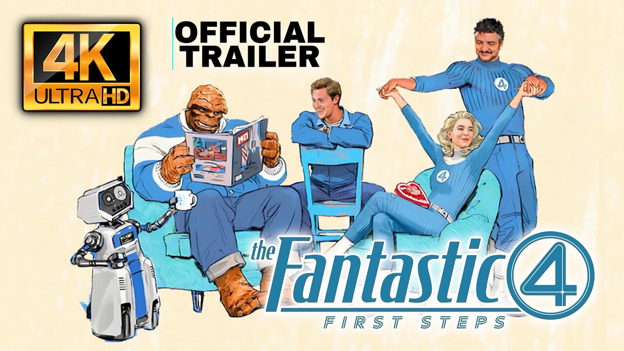OFFICIAL TRAILER: The Fantastic 4 - First Steps (UHD - 4K)