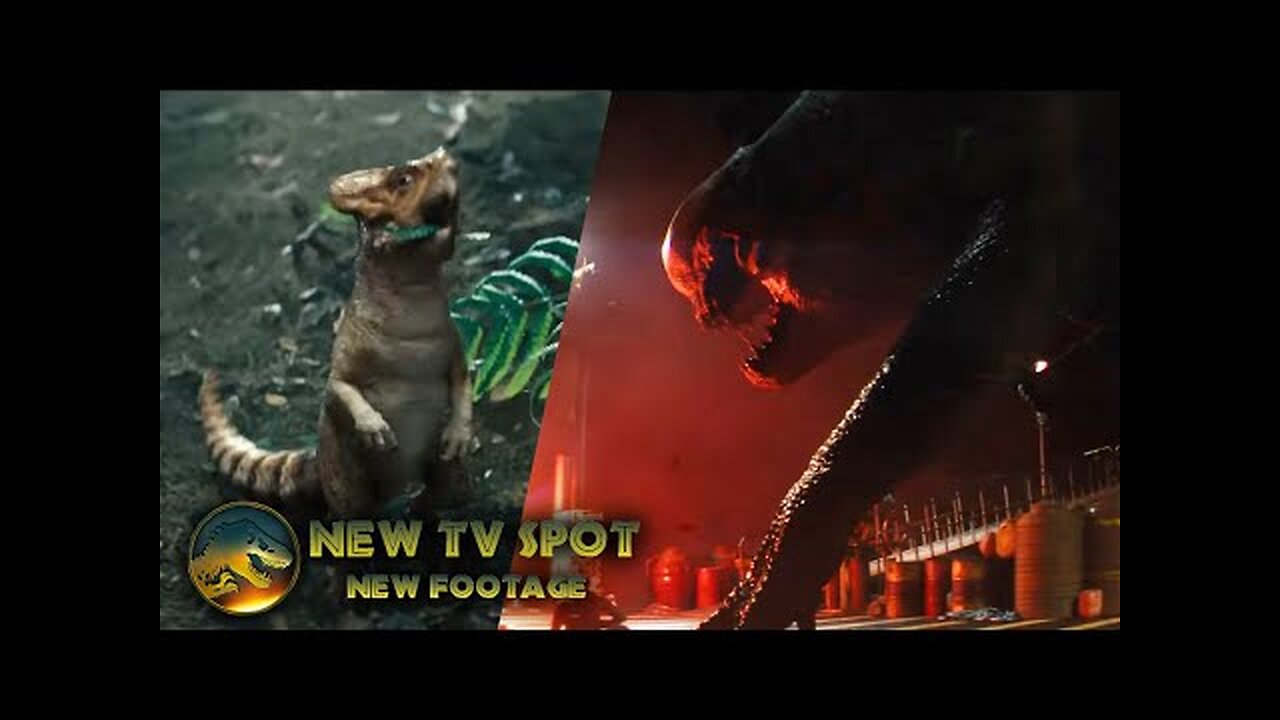 JURASSIC WORLD: REBIRTH - NEW DISTORTUS REX SCENES TV SPOT!