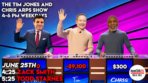 The Tim Jones and Chris Arps Show 06.25.2025 Zack Smith | Todd Starnes