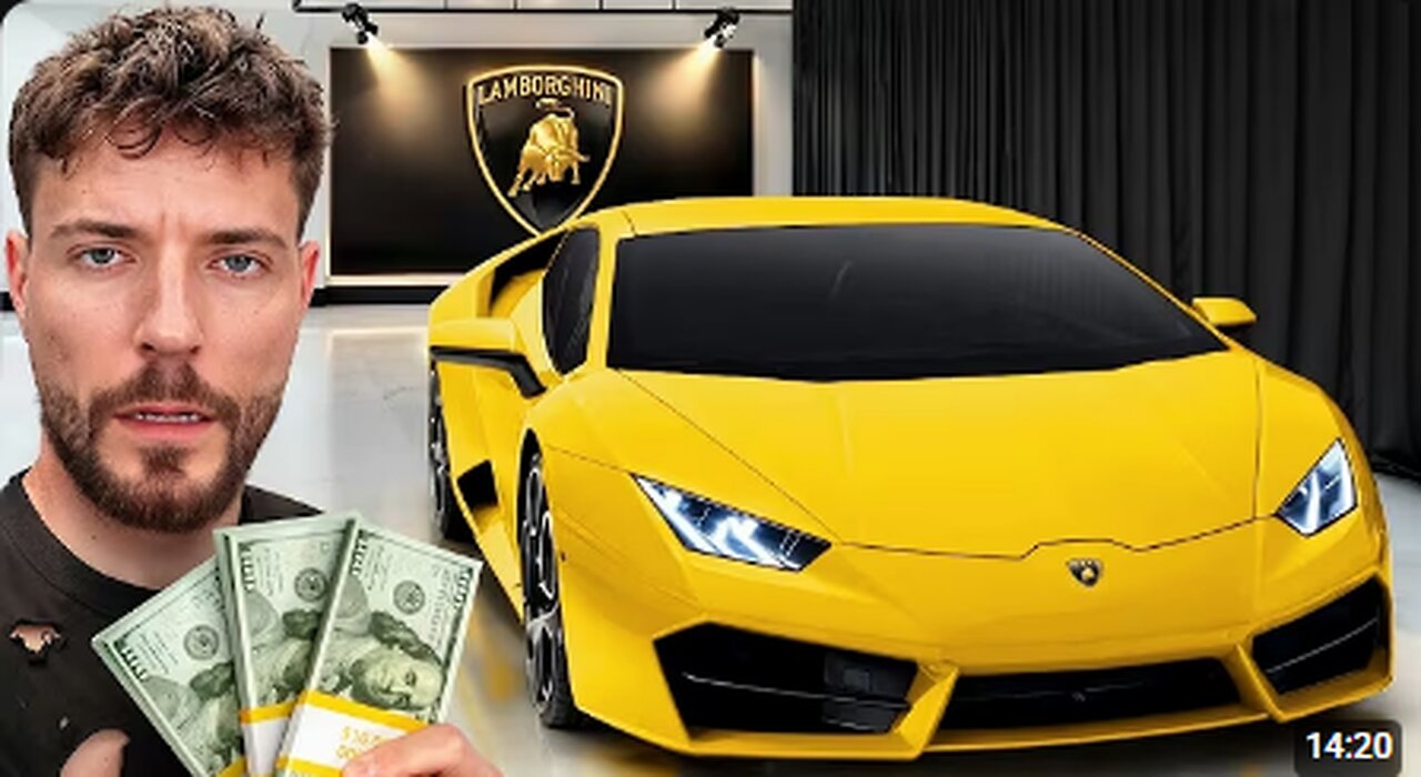 Homeless Man Buys A Lamborghini