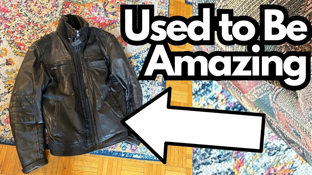 Danier Black Leather Jacket - Don't Like It Much Anymore