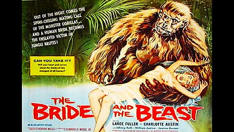 THE BRIDE AND THE BEAST 1958 Hypnotized Woman Reveals Past Life as a Gorilla FULL MOVIE HD & W/S