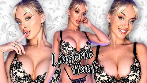 HOT GIRL SEXY Lingerie Try On Haul Rhiannon Blue