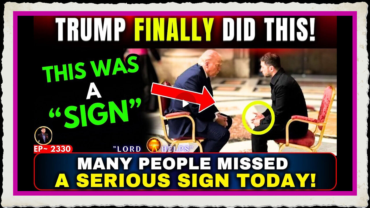 Trump finally did this!! A SECRET SIGN WAS REVEALED ON CAM Bo Polny