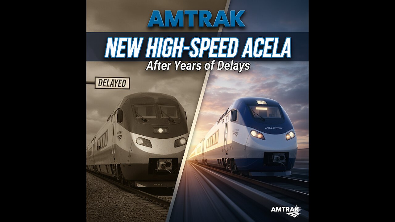 bullet train Amtrak Debuts New High-Speed Acela