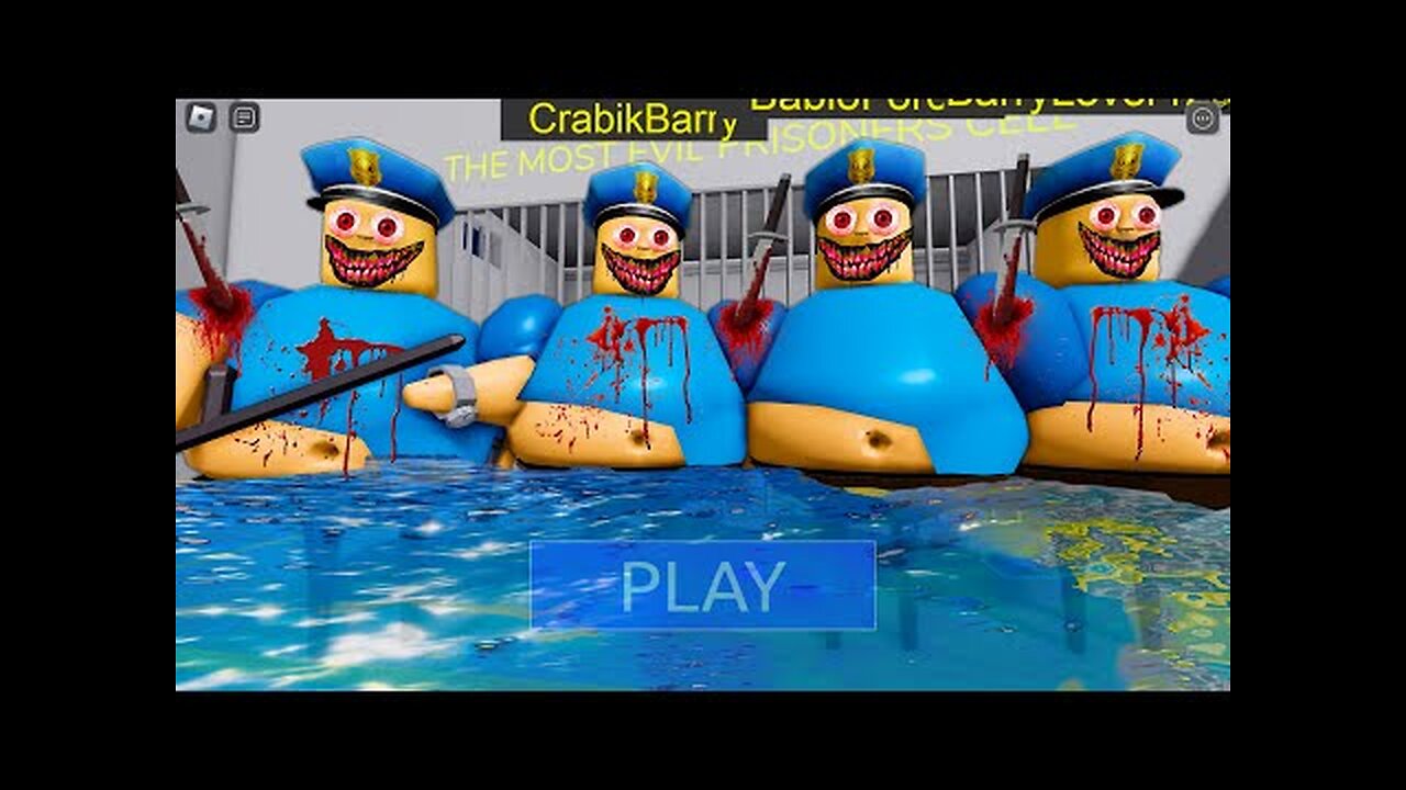 NEW UPDATE! WATER NIGHTMARE BARRY'S PRISON RUN! A lot of Nightmare Barry (#Obby) #Roblox