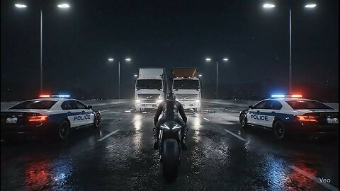 Epic Motorcycle Police Chase — High-Speed Escape Caught on AI Video
