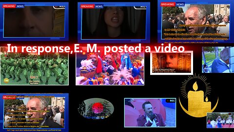"In response, Emmanuel Macron posted a video". Les nombreux visages d'E.M.