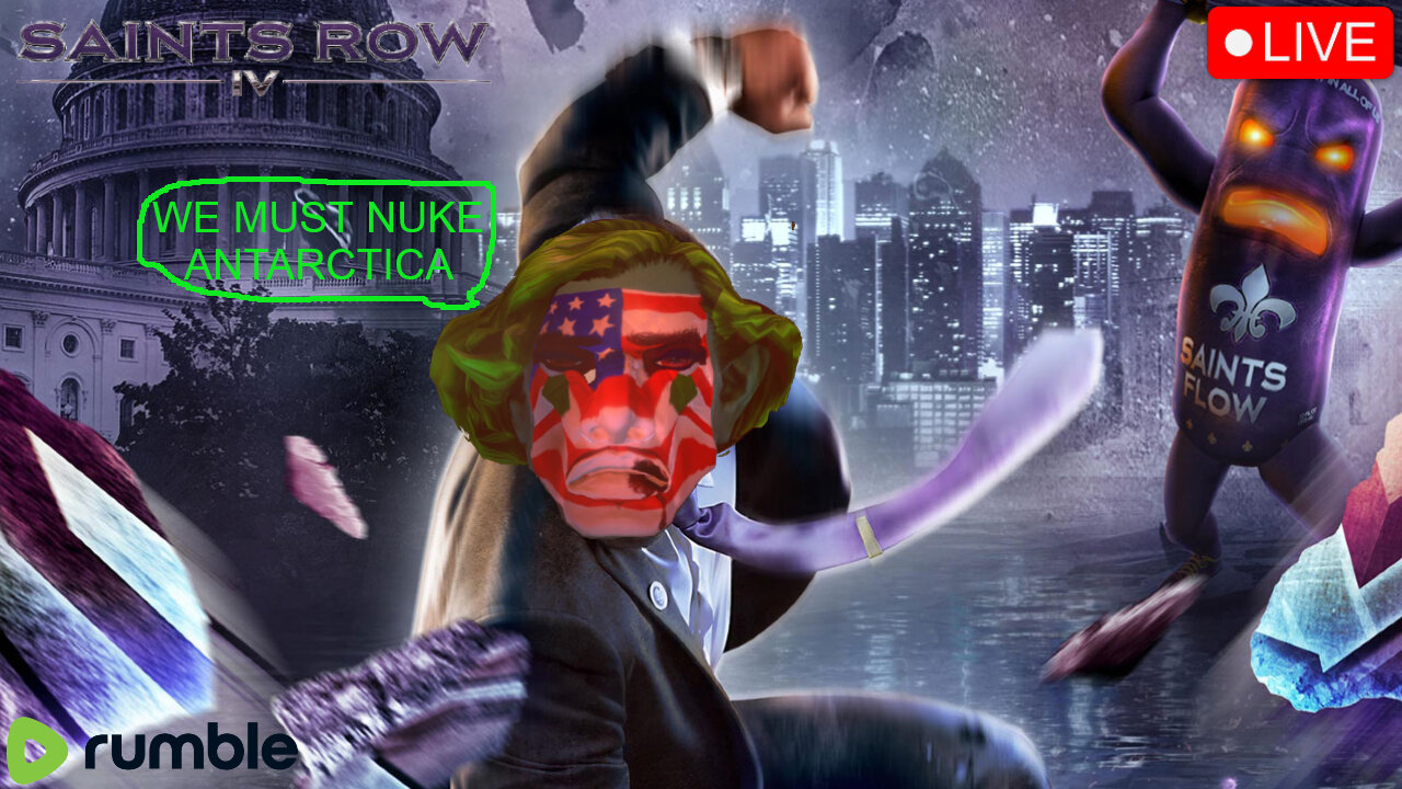 Chilling out having fun in saints row IV