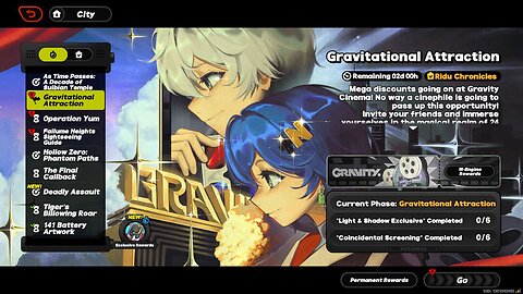 Gravitational Attraction Event - Zenless Zone Zero - Version 2.0