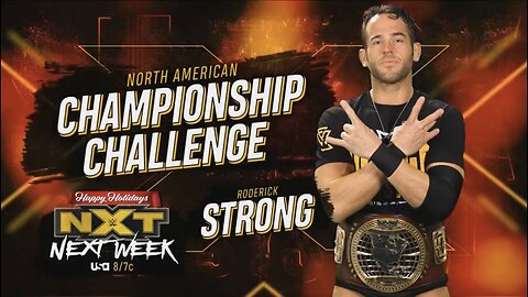 Roderick Strong vs ??? - NXT North American Championship Challenge Match (Full Match)
