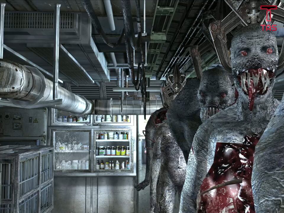 Regenerators scene in Resident Evil4