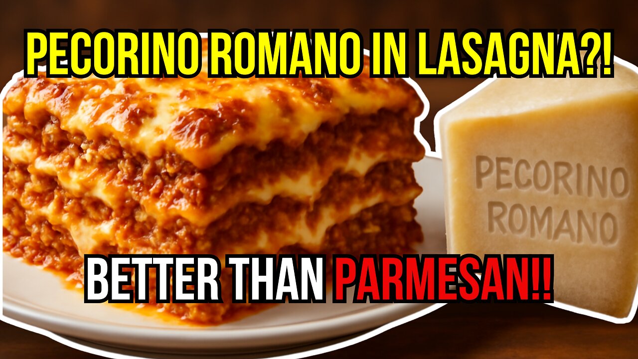 Pecorino Romano in Lasagna: The Secret Ingredient Better Than Parmesan?