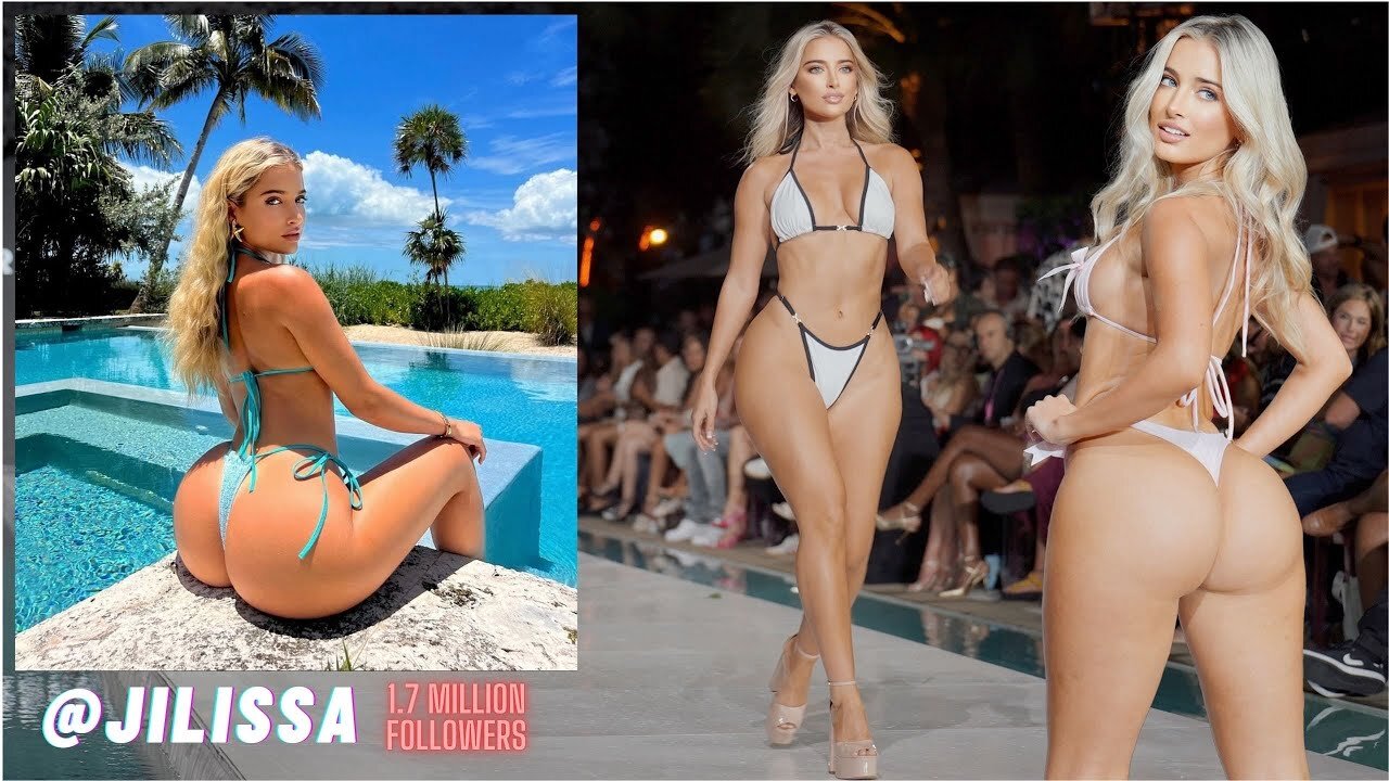 MIAMI bikini thong Swim Week's HOTTEST Model - @jilissa in Slow Motion!