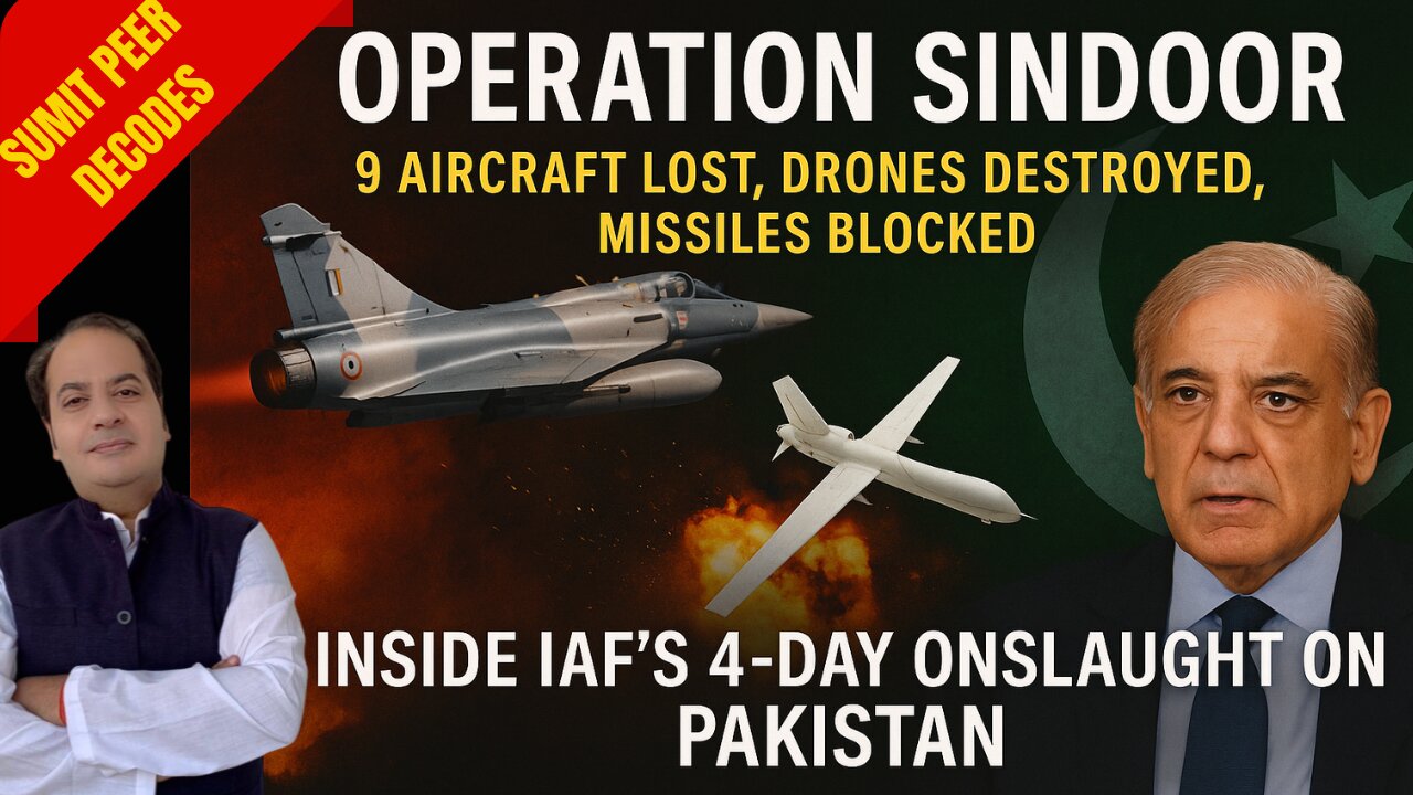 Operation Sindoor: 9 Pak Jets Down? Missiles Blocked, Drones Jammed | Sumit Peer Decoded
