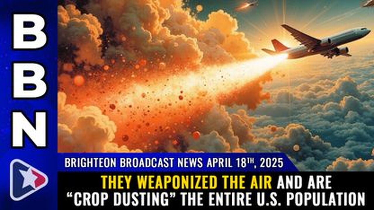They WEAPONIZED the AIR and are “crop dusting” the entire U.S. population