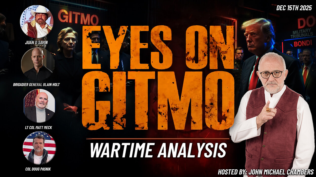 WHY ISN'T TRUMP ARRESTING THE CLINTONS? Gitmo Panel Breaks Down Bondi, DOJ & Military Tribunals