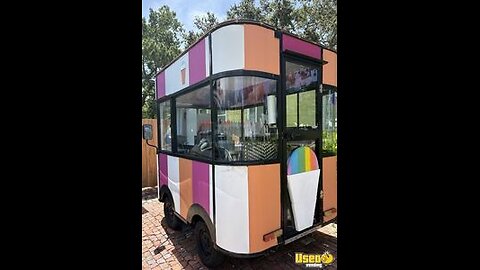 UNIQUE 2018 8' Mobile Snowball Food Cart | Converted Golf Cart for Sale in Florida!