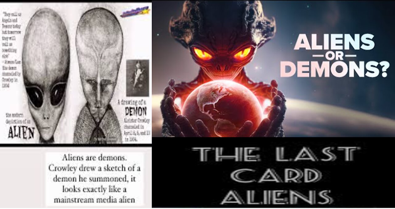 THE LAST CARD - ALIENS OR DEMONS