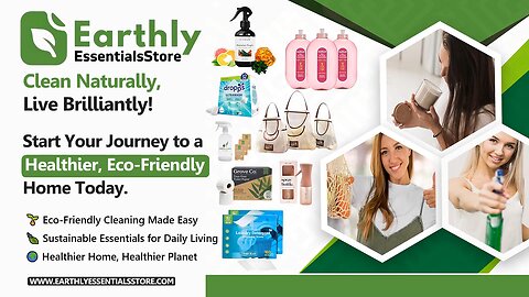 Earthly Essentials Store | Eco-Friendly Cleaning Products & Sustainable Household Essentials