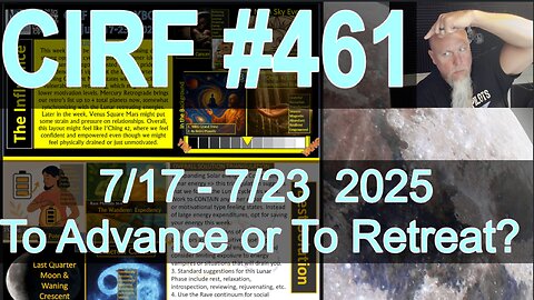 CIRF #461 Expand or Retreat? 7/17 - 7/23 2025