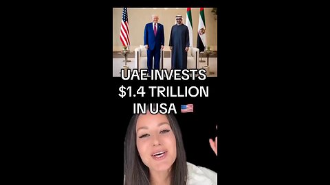 Captioned - Middle East invests $1.4 trillions in USA 🇺🇸