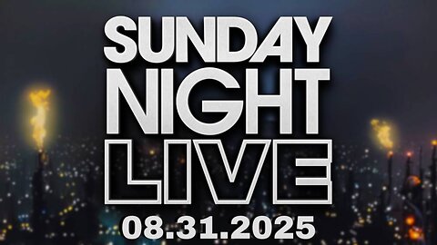 SUNDAY NIGHT LIVE - 8/31/2025: Ex-Israeli Special Forces Agent Pushes AI-Powered Threat Detection for Law Enforcement Following Minn. Mass Shooting, Trump Vows To Issue Executive Order Requiring Voter IDs, Says Trilateral Ukraine Summit