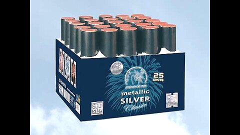 BKV - Metallic 5630 - 25 Schots Vuurwerk Cake