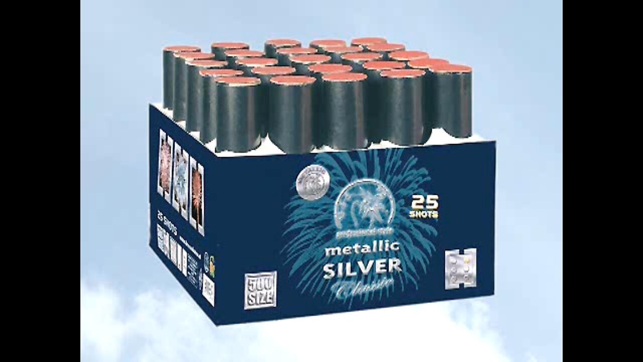 BKV - Metallic 5630 - 25 Schots Vuurwerk Cake