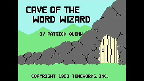 CAVE OF THE WORD WIZARD (C64) (Gameplay - Commentary)