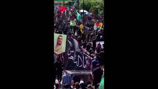 This is Dearborn, MI, Nearly all of the people in this video have visas or legalized citizenship