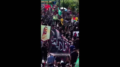 This is Dearborn, MI, Nearly all of the people in this video have visas or legalized citizenship