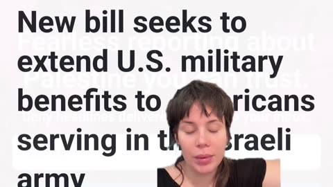 Bill Seeks to Give Military Benefits to Americans Enlist in the IOF