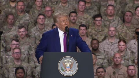 President Trump Delivers Remarks to Troops at Al Udeid Air Base, May 15, 2025