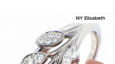 TIFFANY & CO. ORIA VINE LEAF DIAMOND RING