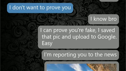 'I am reporting you to the news'