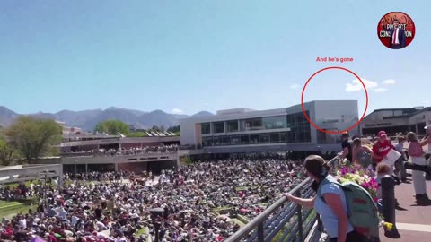 The real Charlie Kirk shooter spotted on the roof