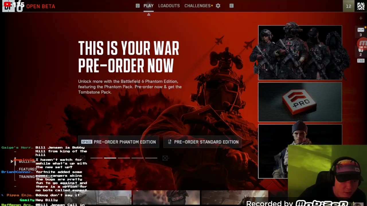 Bill Jensen youtube livestream 8/10/25