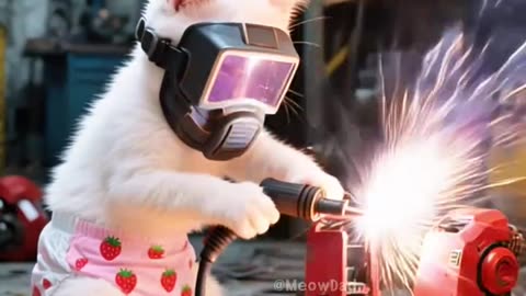 Kitten’s Family Resists Air Attack Transformers!