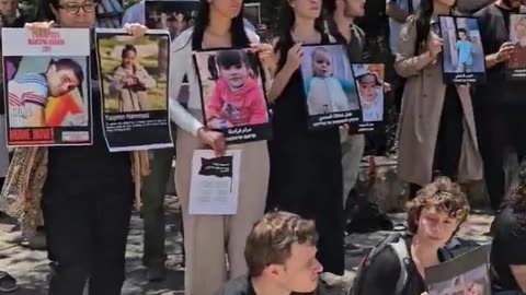 Anti war protest at Hebrew University of Jerusalem