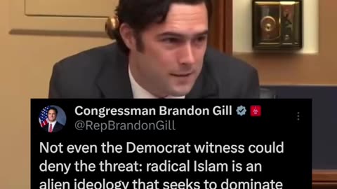 39% of American Muslims believe Sharia law should be implemented in the US - Rep Brandon Gill