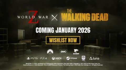 World War Z x The Walking Dead - Official DLC Announcement Trailer