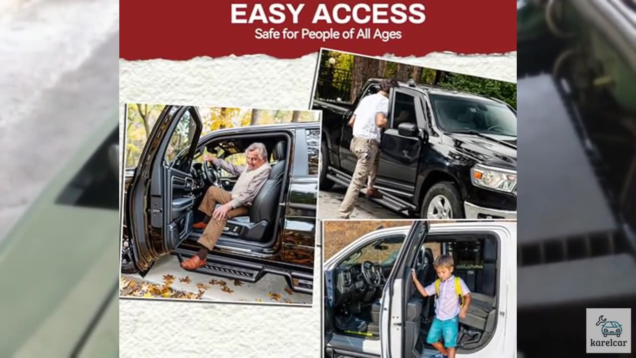 YITAMOTOR Running Boards Compatible with 2022-2025 Toyota Tundra CrewMax Cab, Bl
