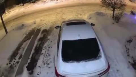 Drunk driver crashes into parked mustang