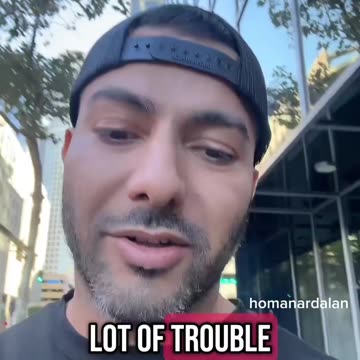 Los Angeles resident shows that in Downtown LA homeless people just stand...