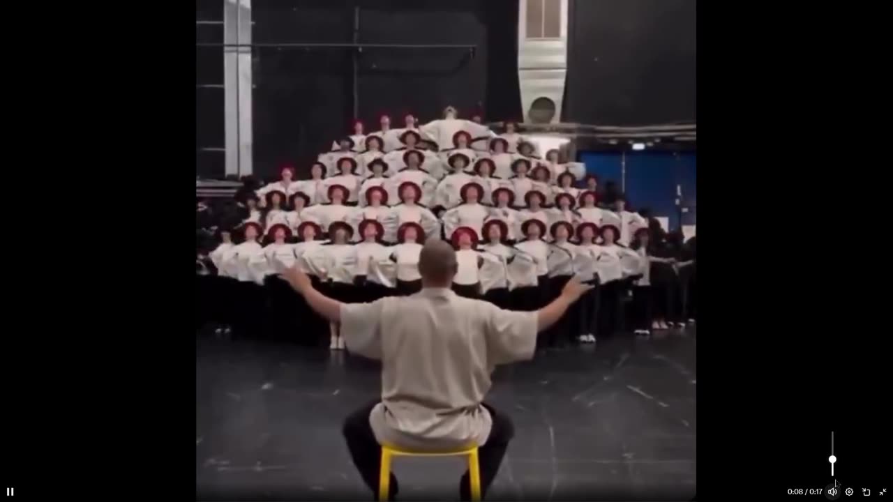 DANG - This is perfect synchronizing. They must have practiced hundreds of hrs