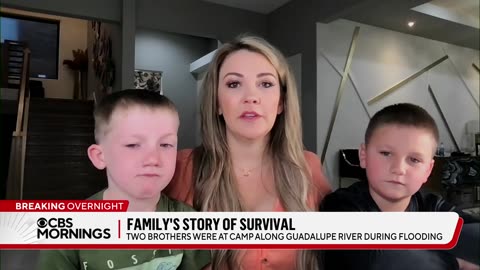 Young boys detail survival from devastating Texas flooding