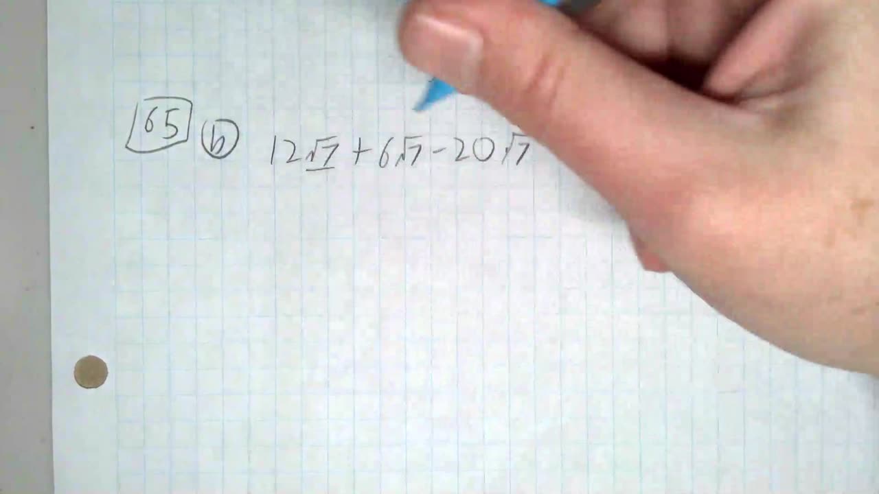 Saxon Algebra 1 Lesson 65 (b)