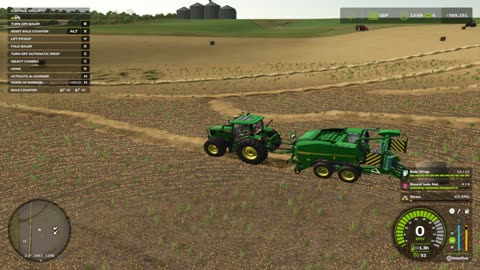 Baling Straw Farming Simulator 25