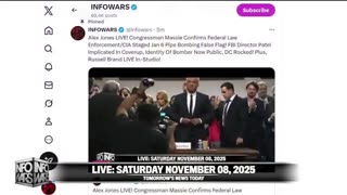 ALEX JONES - INFOWARS LIVE - ALEXJONES.NETWORK - THERE'S A WAR ON FOR YOUR MIND! ➡ THE ALEX JONES SHOW • THE AMERICAN JOURNAL WITH BREANNA MORELLO • WAR ROOM WITH HARRISON SMITH